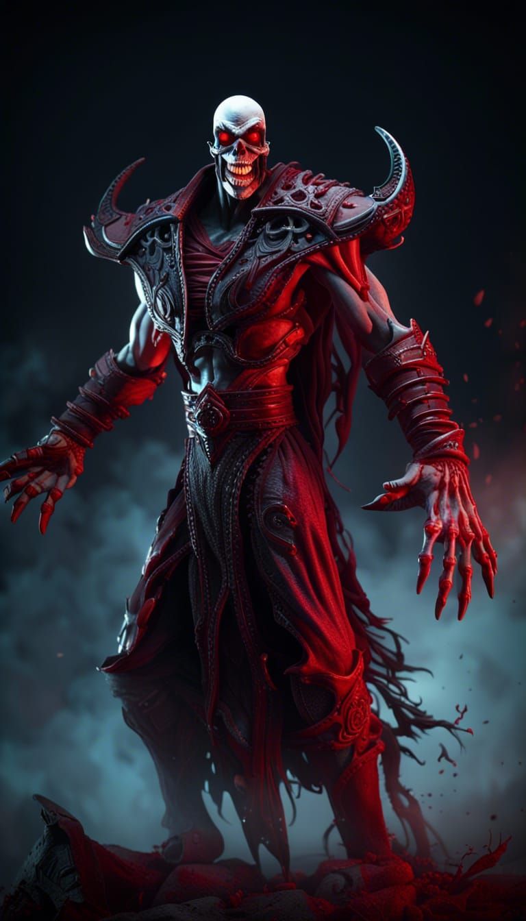 Crimson Ghost in Mortal Kombat: 3D Cinematic Fear