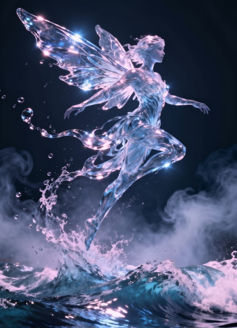 Add faint ice pink backlighting to the image