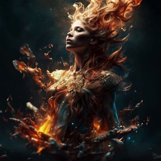 Divine Hammer Ignites the Land in Fiery CGI