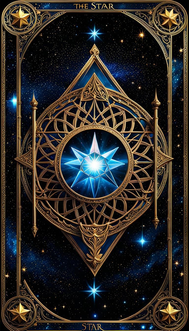 The Star Tarot Card: Exquisite Detail and Celestial Art