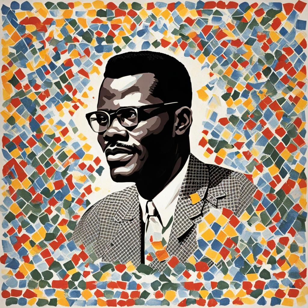 Patrice Lumumba AI Generated Portrait