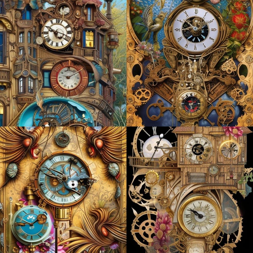 A house of clocks