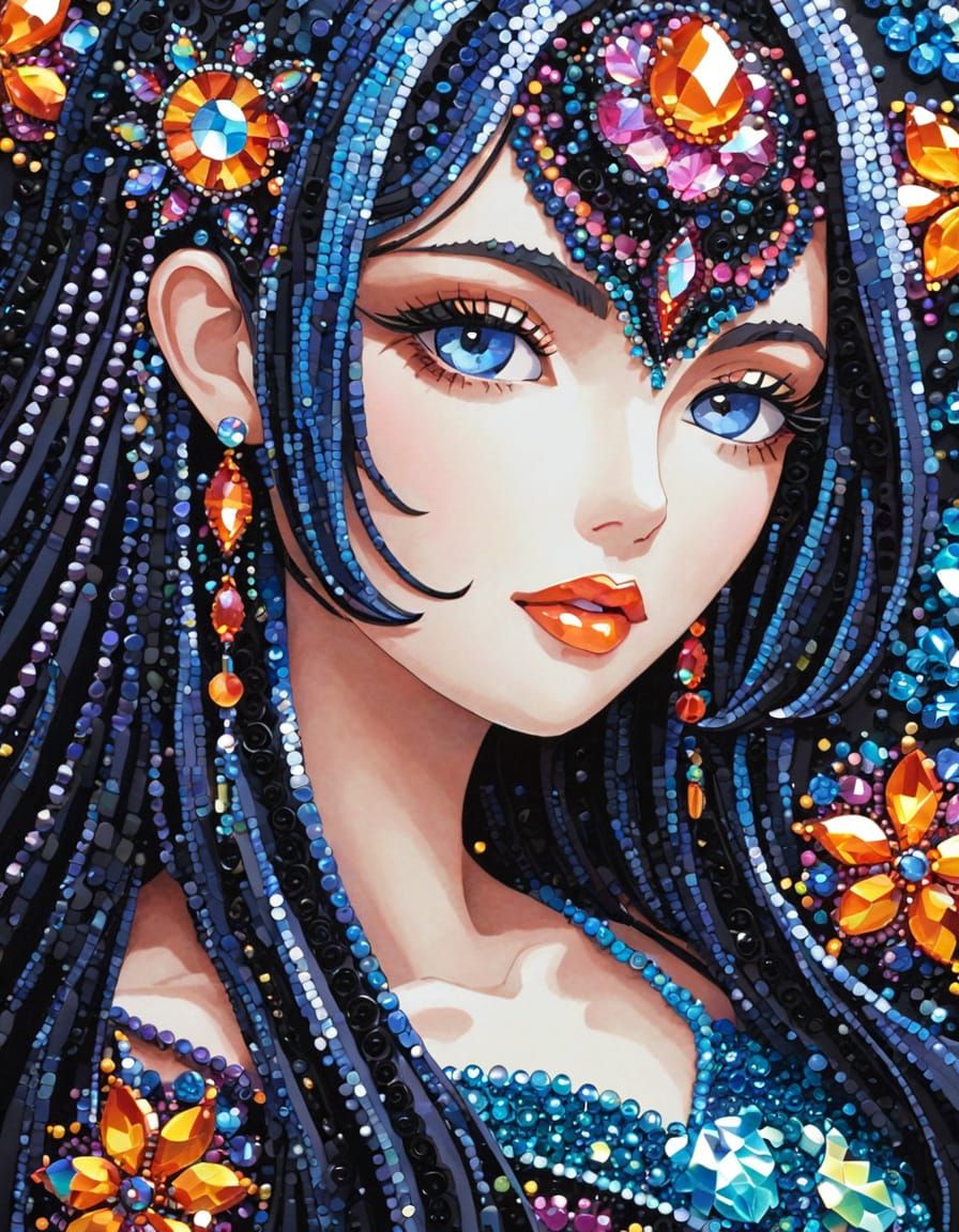 perler bead mosaic art