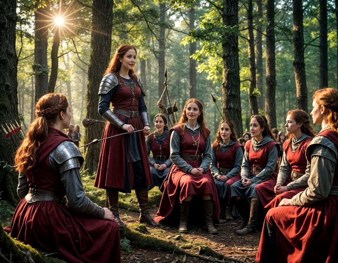 The Red Harriers Order #7: Archery theory and training