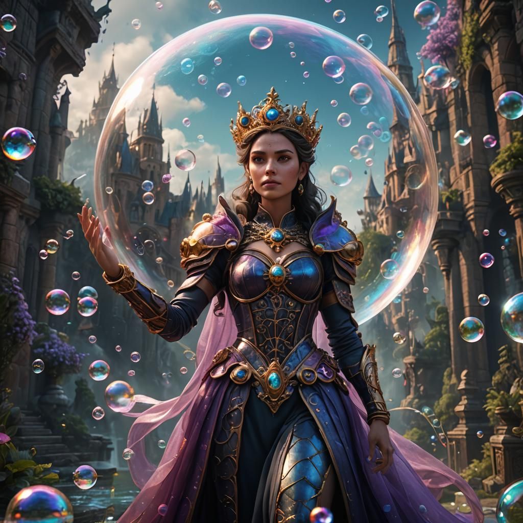 Fantastical Bubble Queen Concept Art