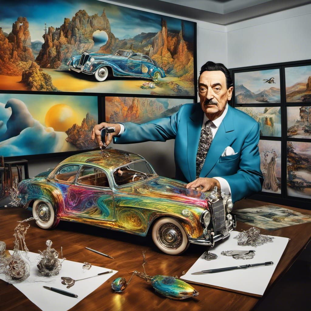 Salvador Dalí as a car-designer