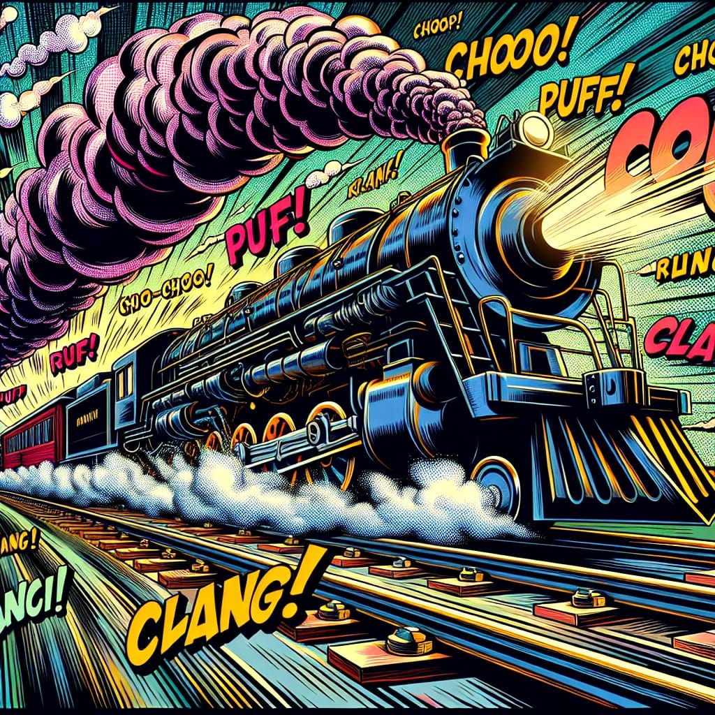 Choo-Choo Chaos Clang Choof Puff