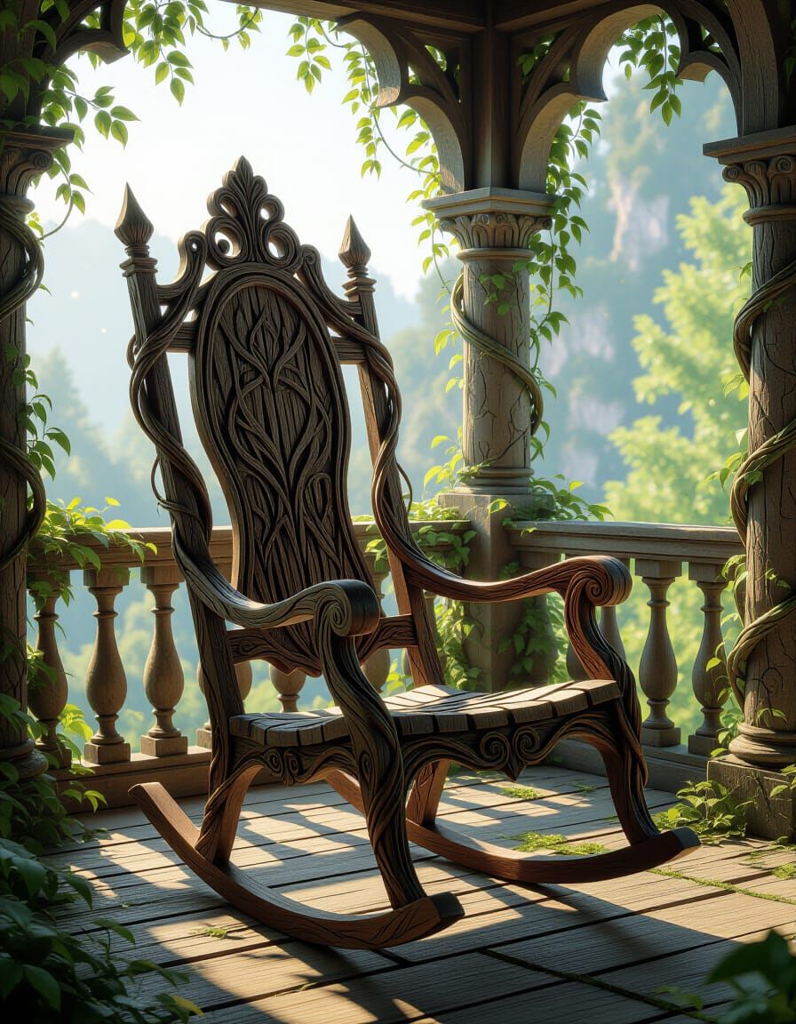 Elven rocking chair