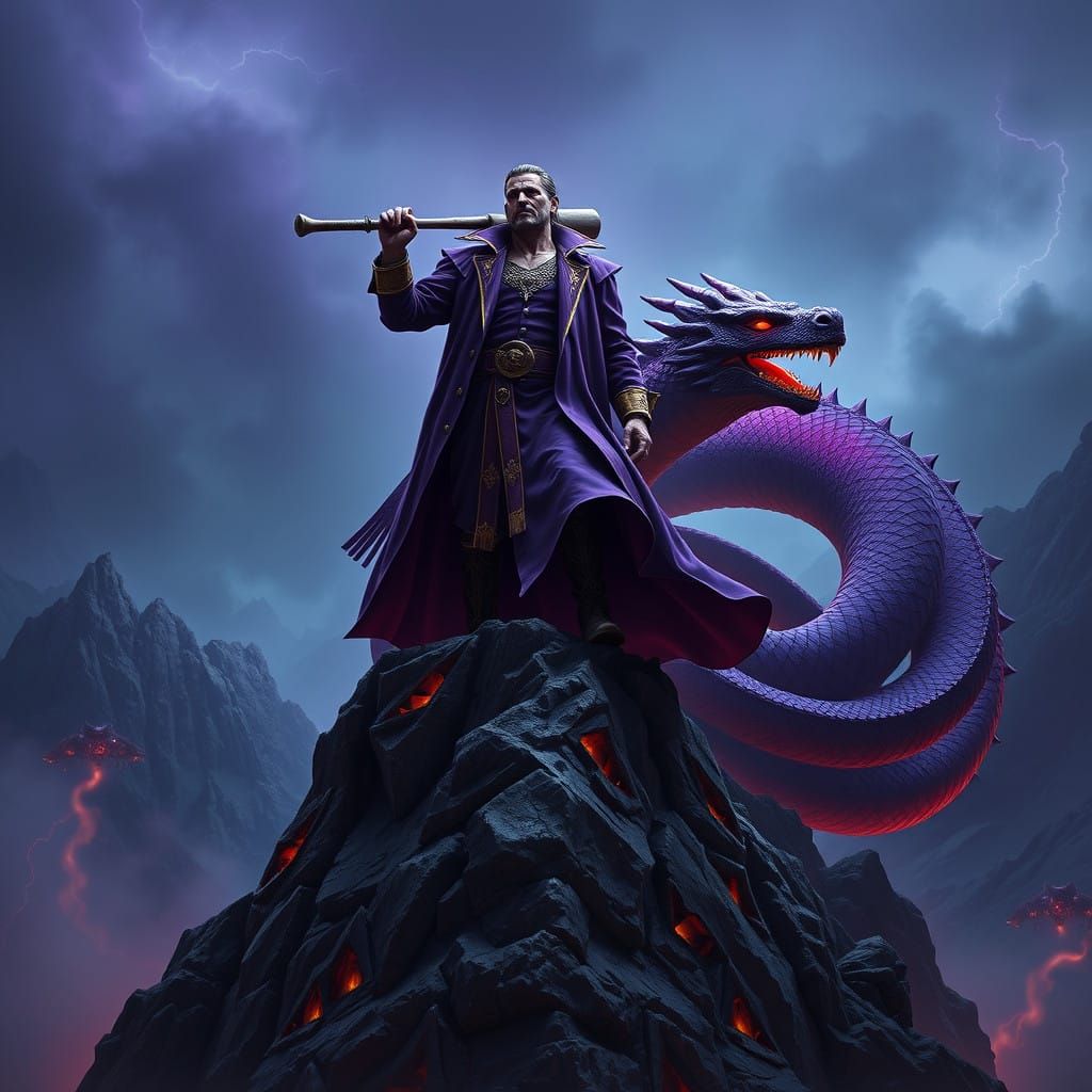 Regal Warrior Negan Dominates Mysterious Mountain with Drago...