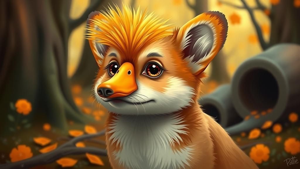 Ducktaur : A duck head on a Corgi dog body