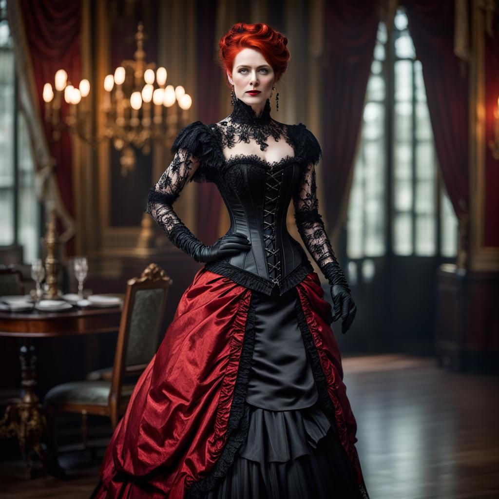 Woman at the victorian time.