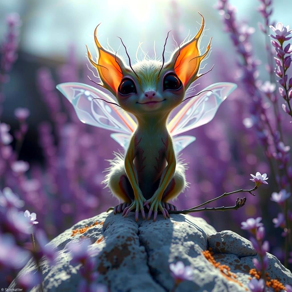 Ethereal Violet World Creature