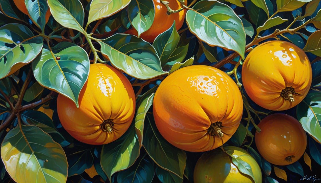 Ethereal Maracuja Blooms in Golden Light