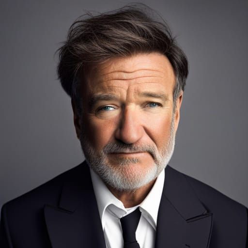 Expressive Portrait of a Smiling Man