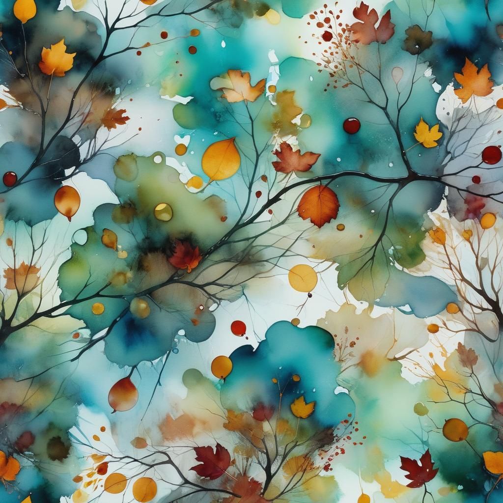 Autumn wallpaper with leafs