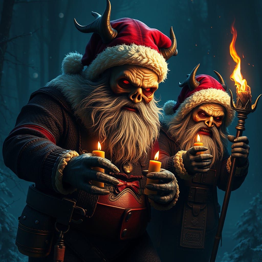Fantastical Holiday Villain Unveiled in Detailed Matte Paint...