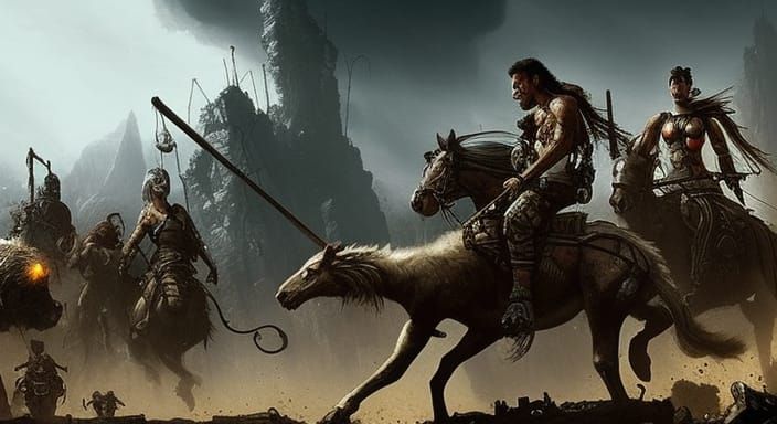 Nomad Warriors Ride Alien Beasts into Combat