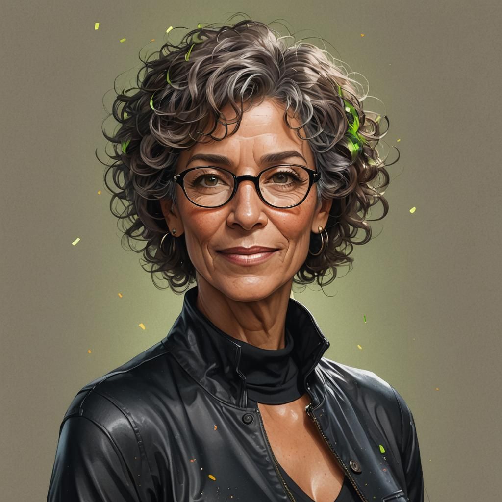 Detailed Portrait of a Mature Woman in Unreal Engine 5