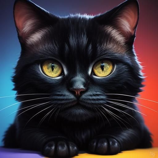 Hyperrealistic Octocats in Colorful Splash Art