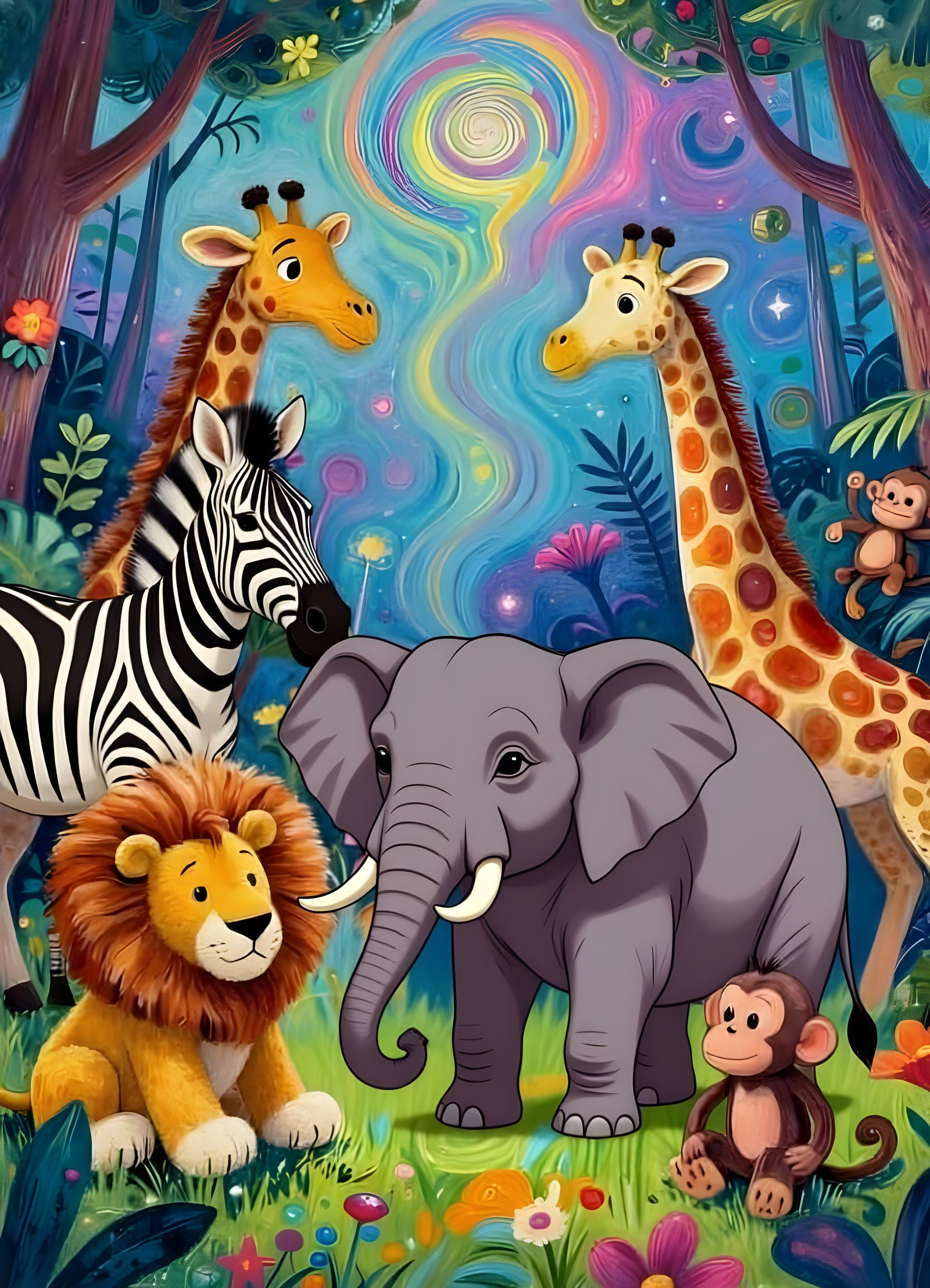 Animated Nursery Toys Come Alive in Astral Illustration