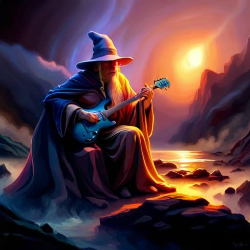 Gandalf's Electric Guitar Solo in Space