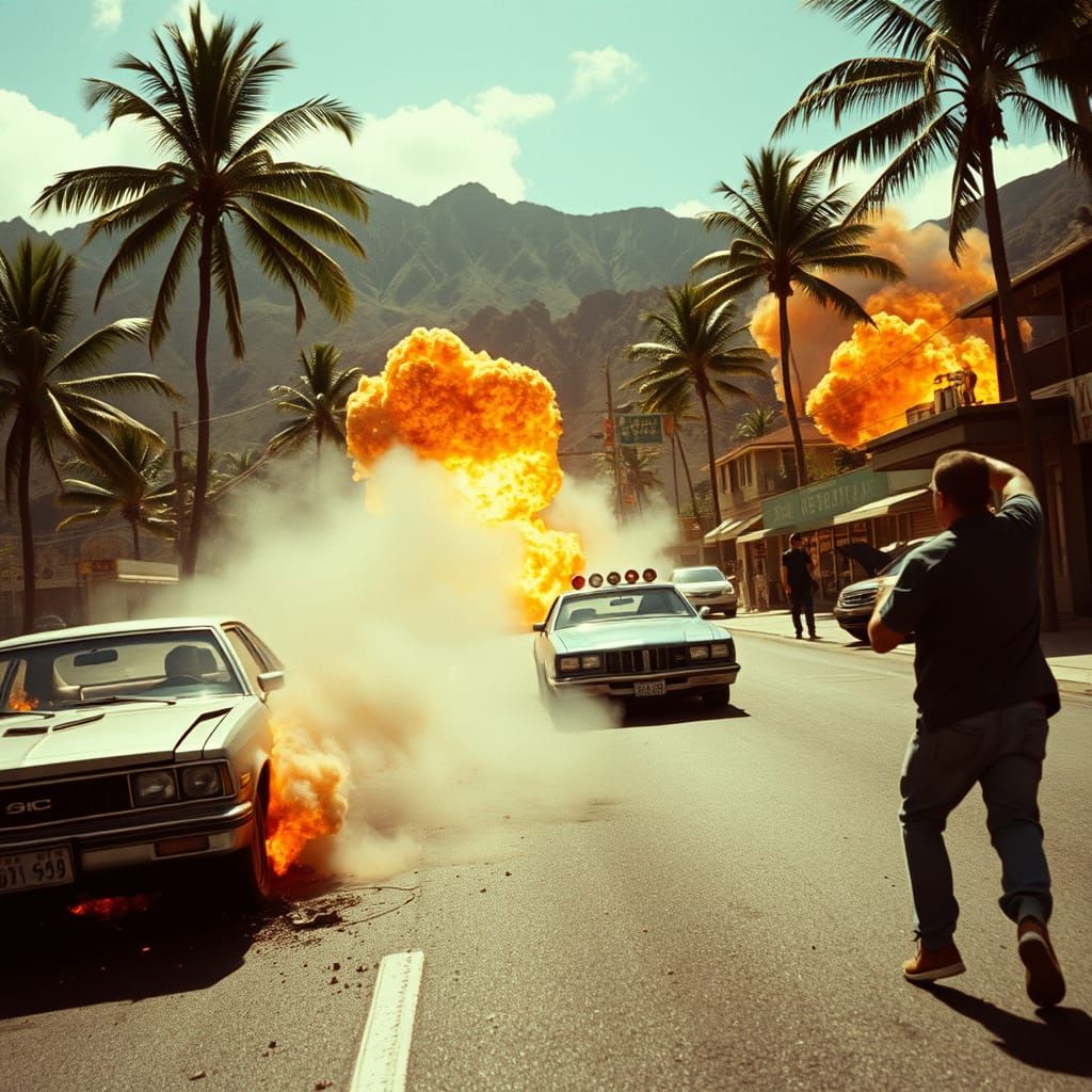 Gritty Hawaiian Street Fight Erupts in High-Octane Chaos