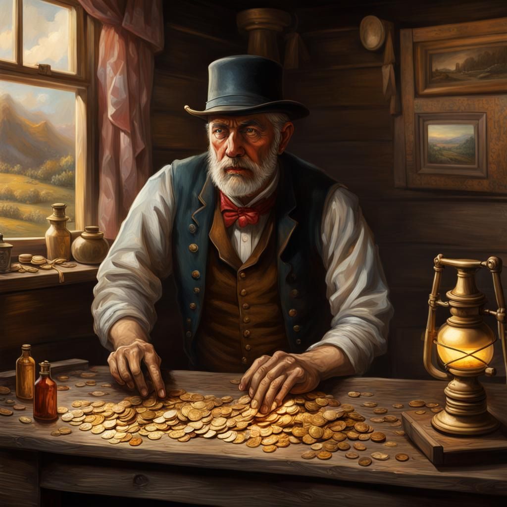 Miner's Cottage Jackpot in 1860s Style