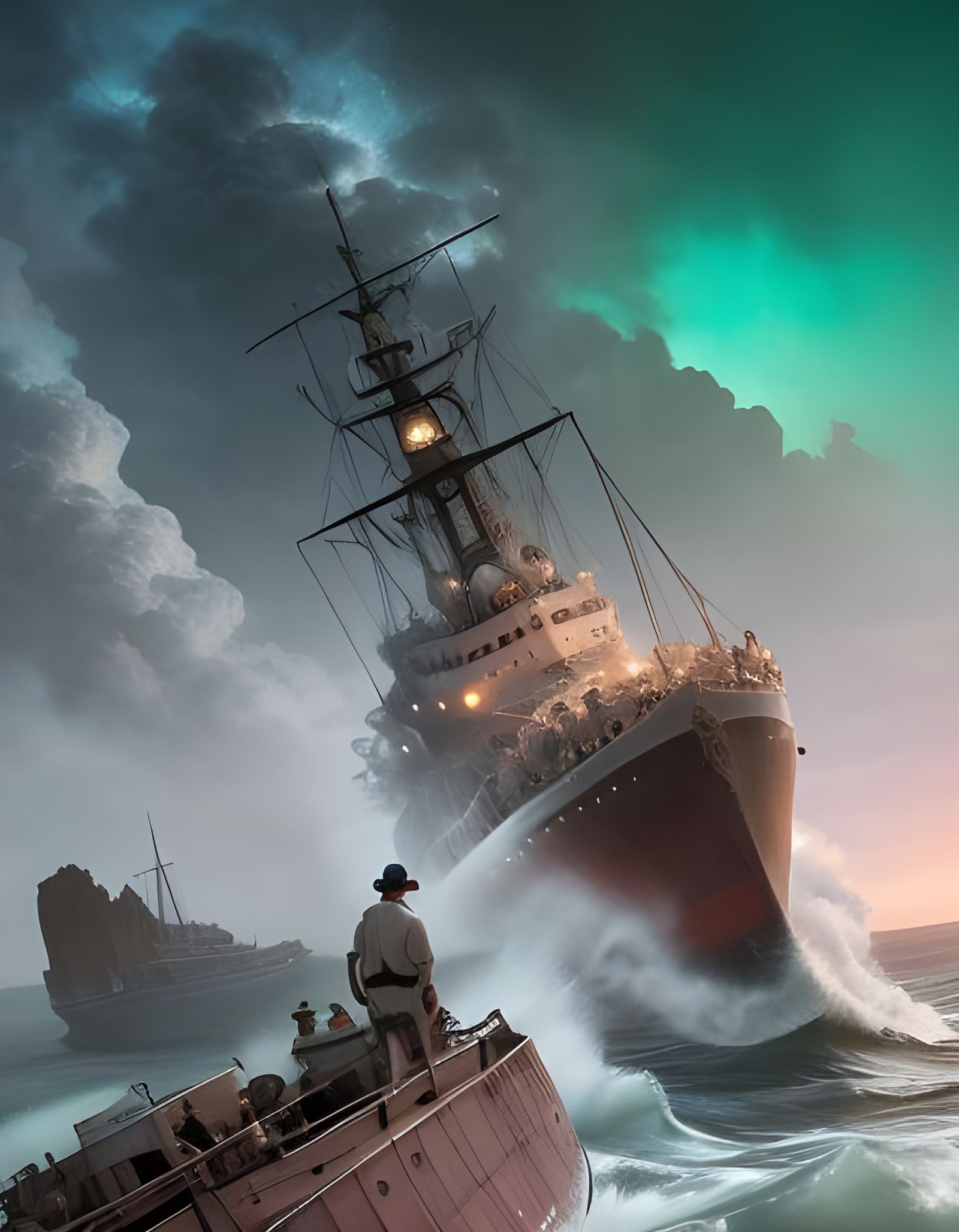 Wreck of the Edmund Fitzgerald: Digital Matte Painting
