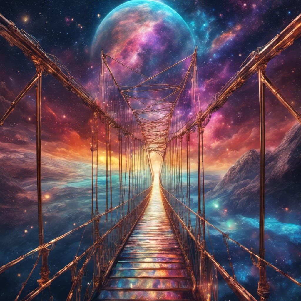 Holographic Bridge to Success: Astral Cosmic Art