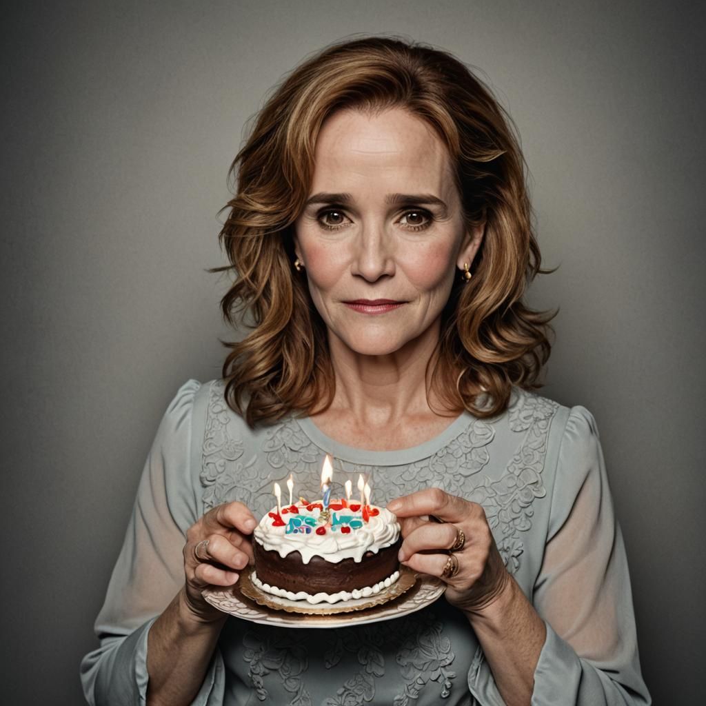 Lea Thompson's Moody Birthday Portrait in HDR