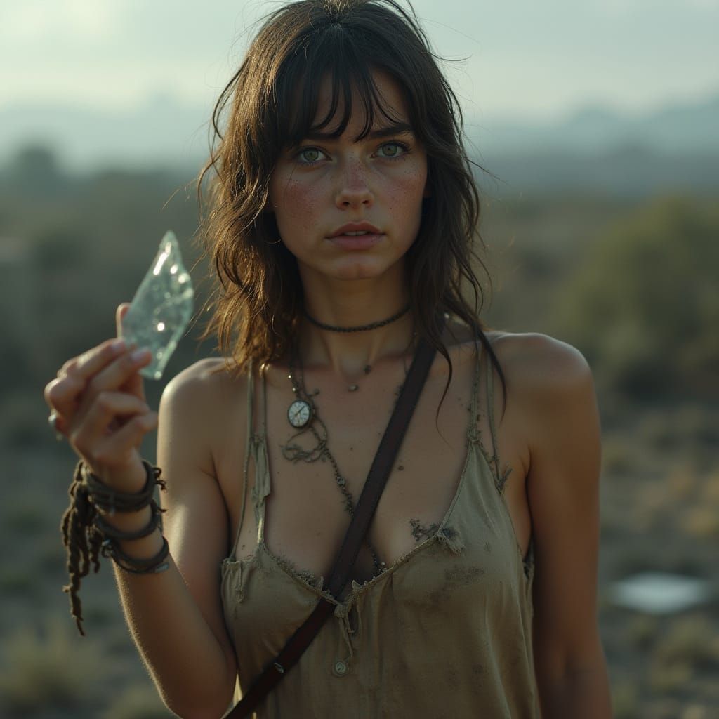 Zombie Apocalypse Survivor in Gritty Realism Style