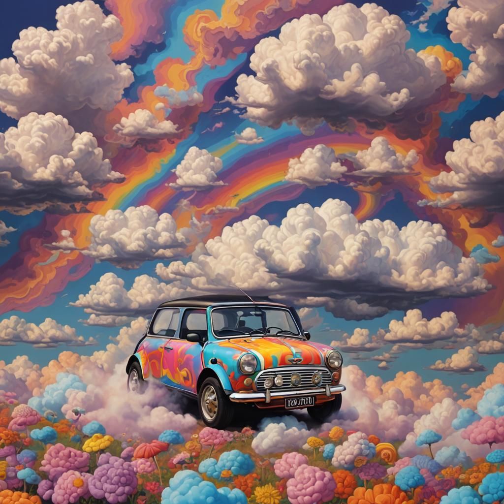 Austin Mini Cooper …psychedelia