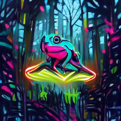 Neon Frog's Forest Leap