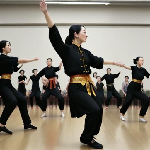 public class FamousPainting {Chinese Dancing by Brice Marden...