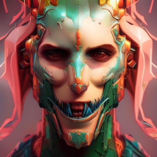 Robot Eating Sandwich, Hyperdetailed Artstation Portrait