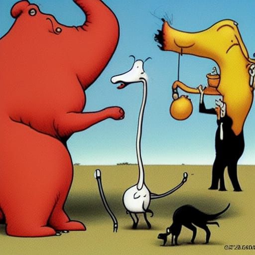 The Far Side: Play Time Cartoon