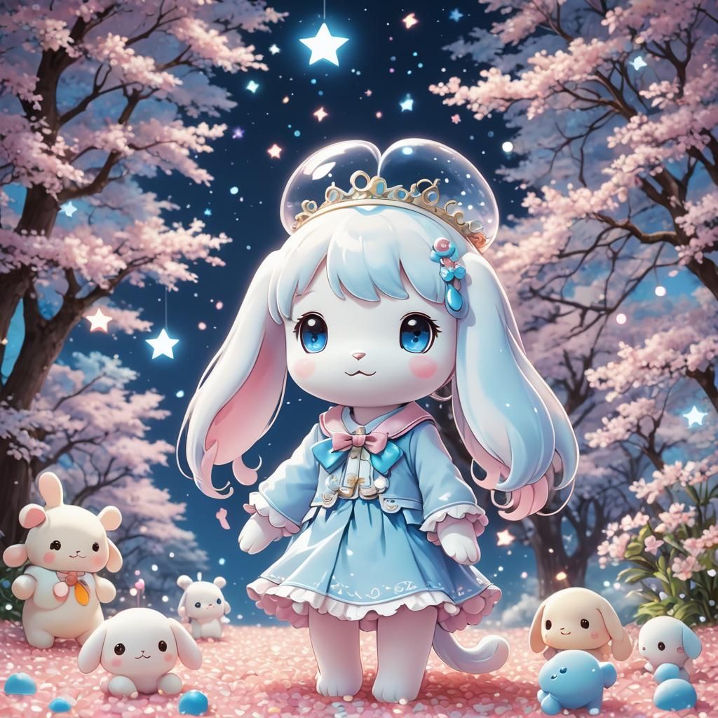 Cinnamoroll Overload of Cuteness in Anime Style