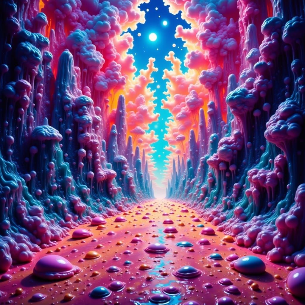 Ethereal Beachscapes in Subrealismo Style