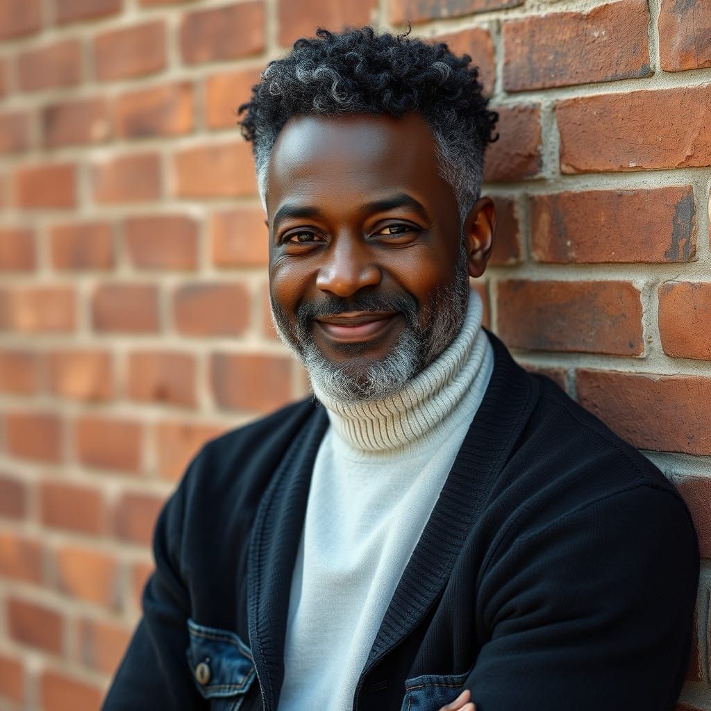 Hyper-Realistic Portrait of a Distinguished Gentleman