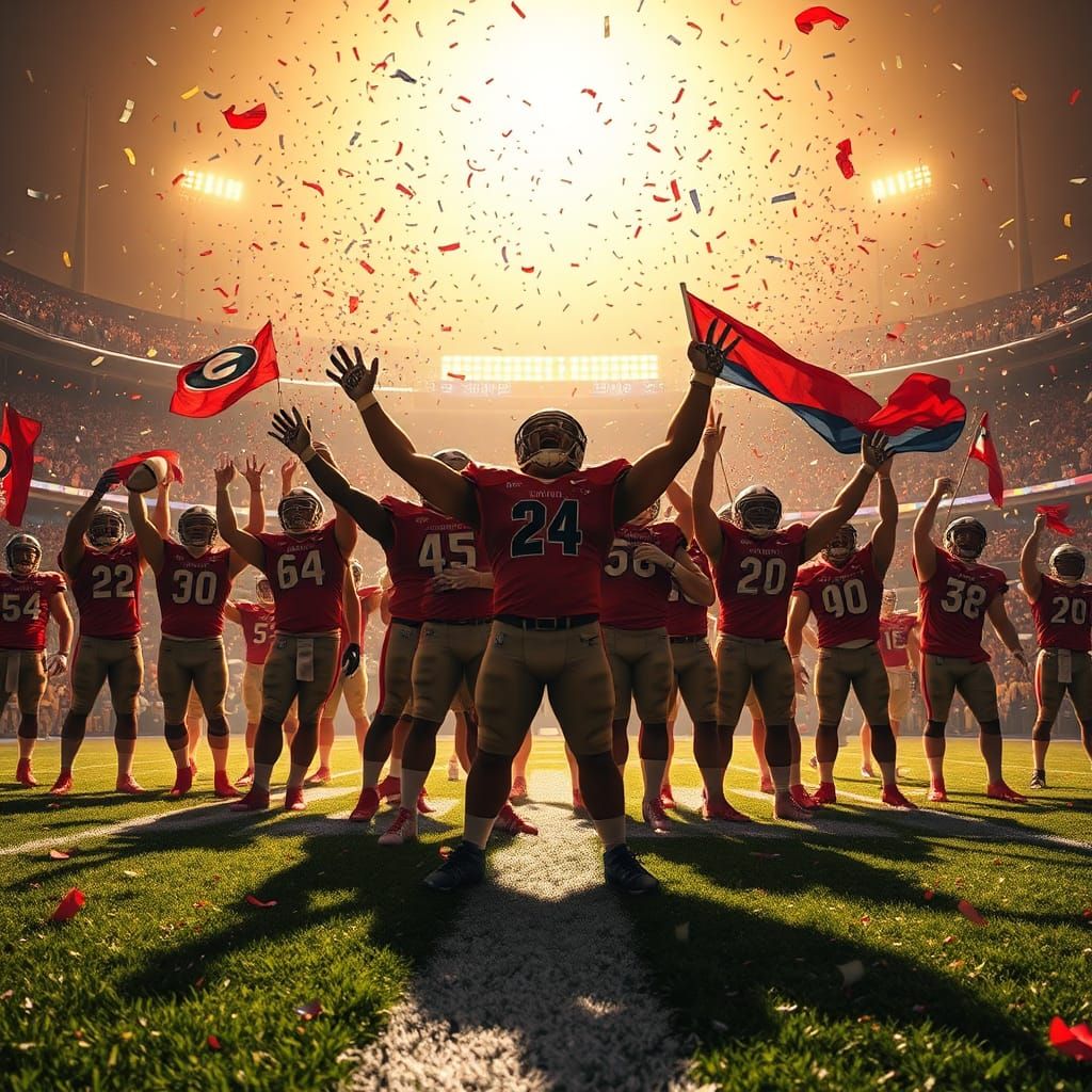 Georgia Bulldogs Victory in Mystical Stadium