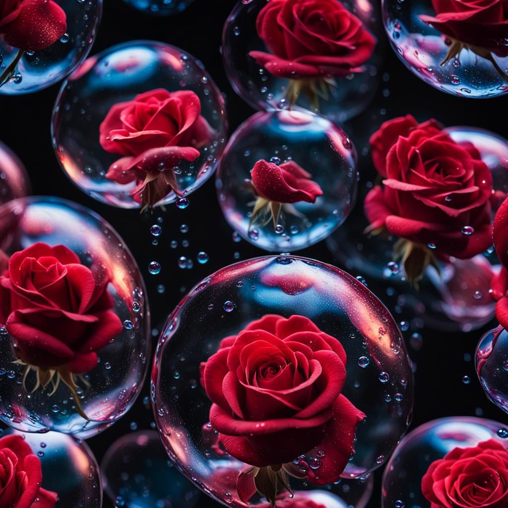 rose bubbles