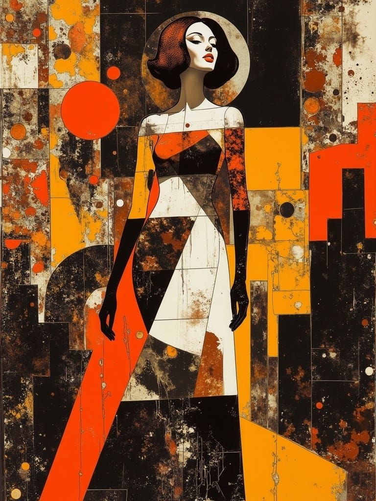 Art Deco Metropolis: A Digital Illustration