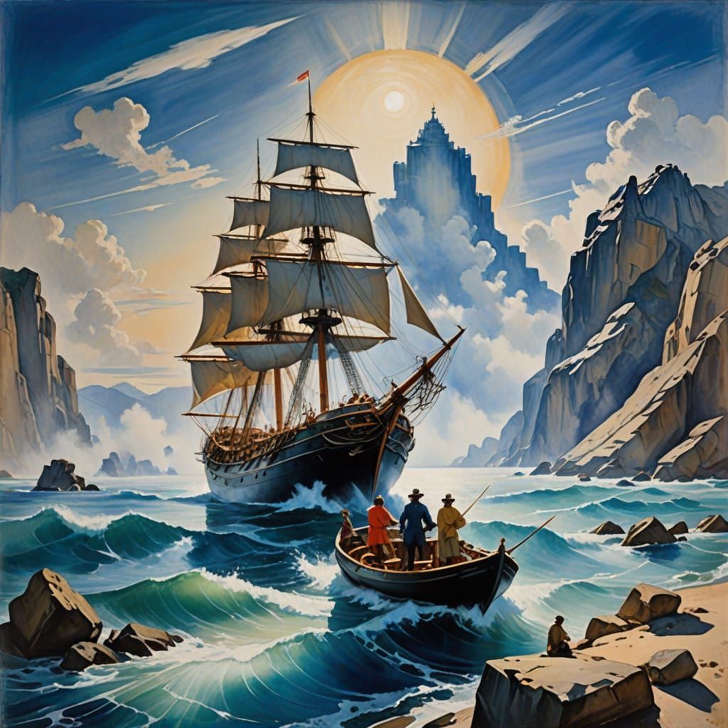 Celestial Symphony in Divine Mist