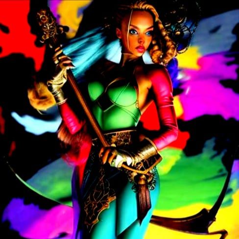 Abstract Design Generated from Single Word Prompt