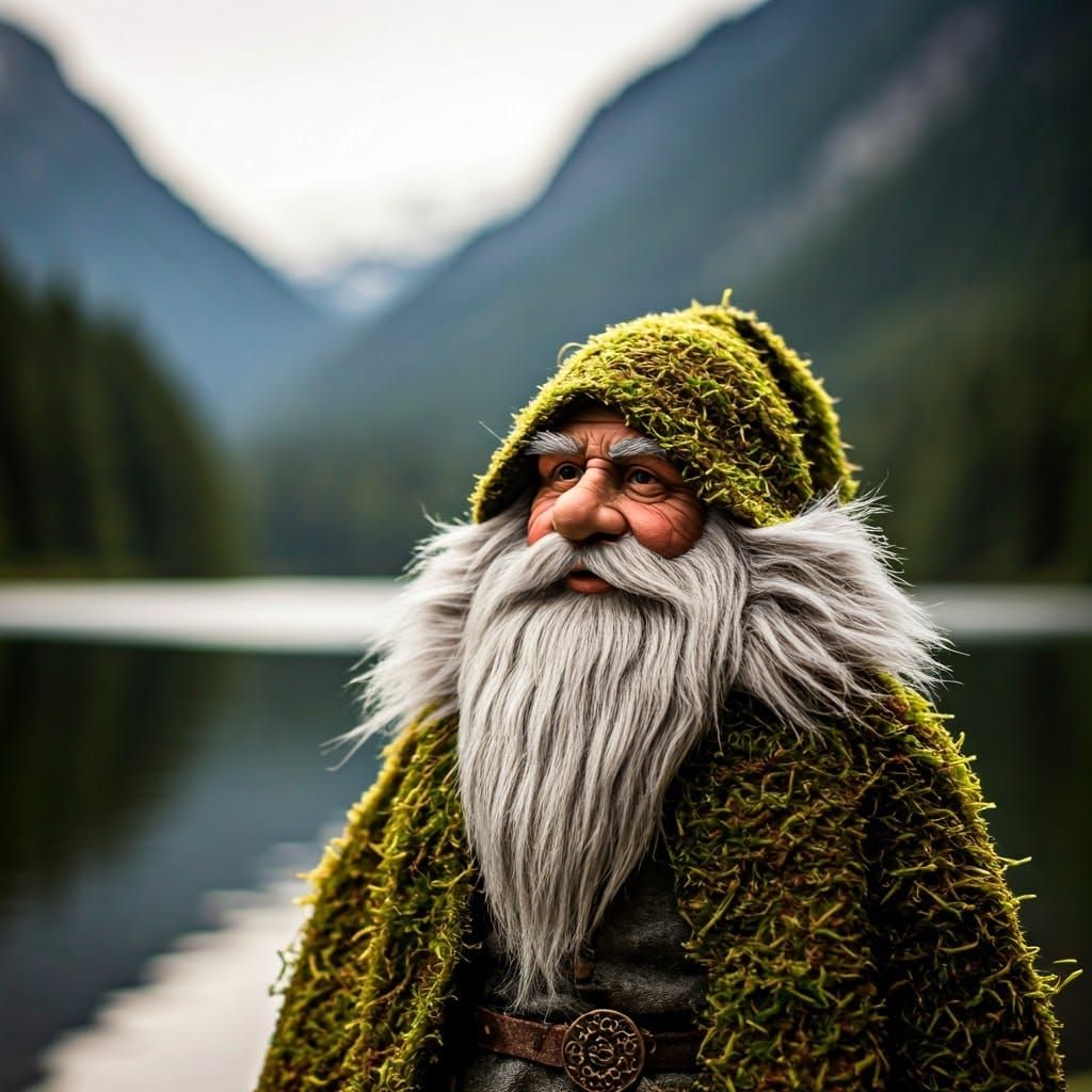 Mystical Gnome in Earthy Splendor