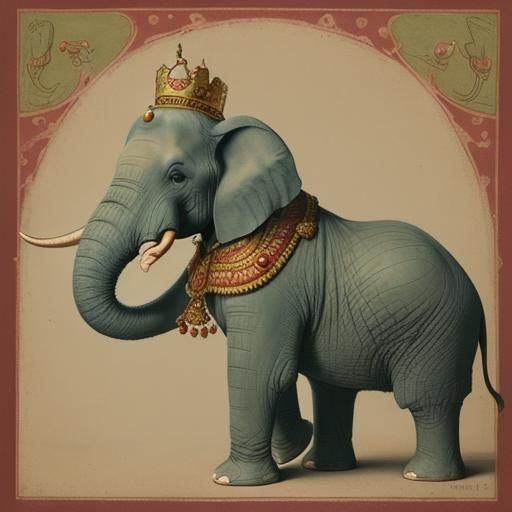 King Babar the Elephant Image