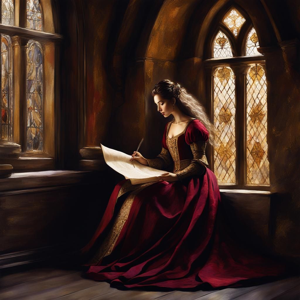 Medieval secret love letter