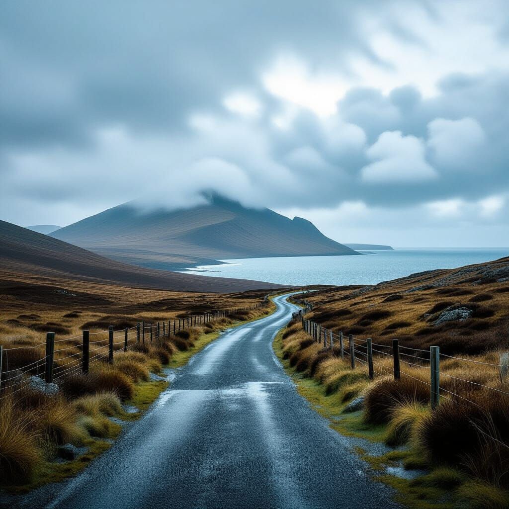Mull of Kintyre Landscape in Cinematic Style