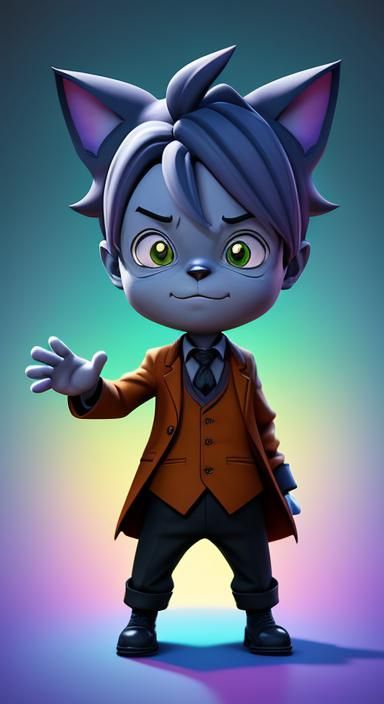 Cute Cartoon Cat's Promised Neverland Passion