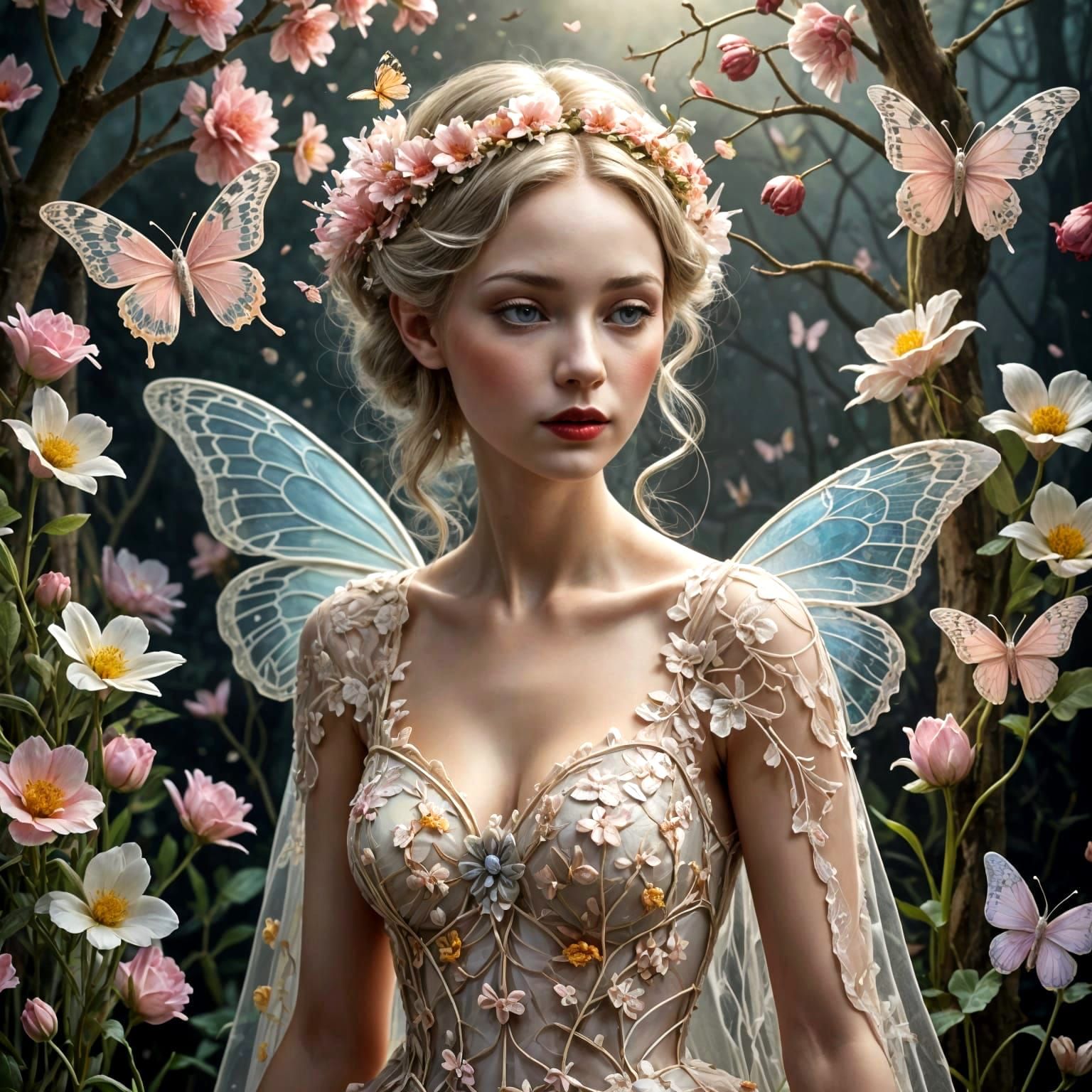 translucent butterfly wings